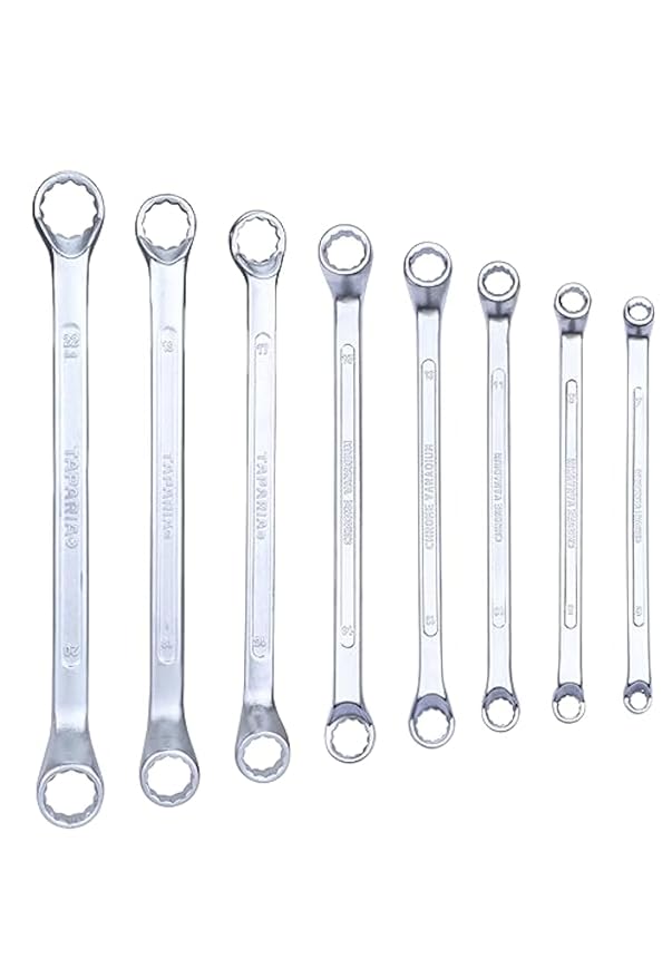 Taparia 1812 6x7 mm to 30x32 mm 12pc Ring Spanner Set-Ring Spanner-dealsplant
