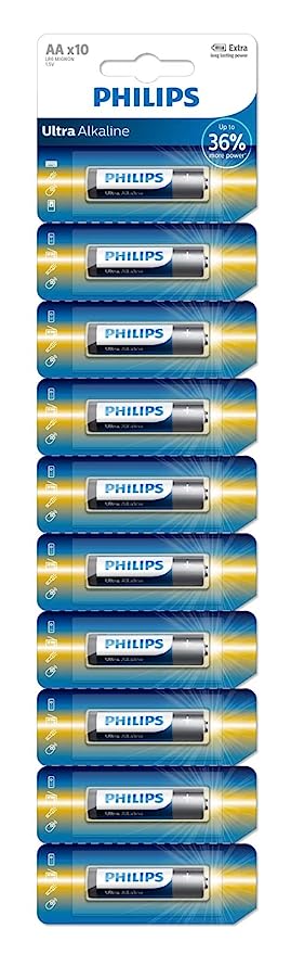 PHILIPS AA Ultra Alkaline 10 Pack-Batteries-dealsplant