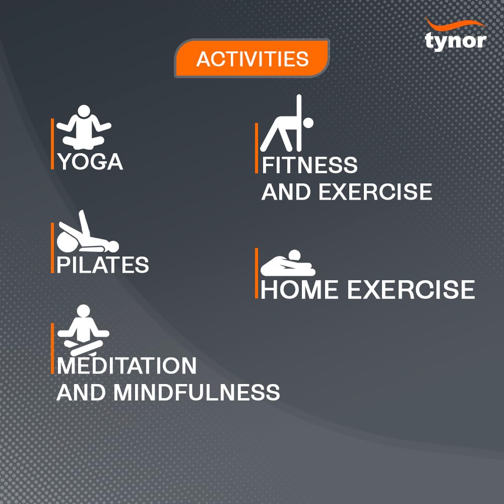 Tynor Life Yoga Mat TPE Non-Slip Eco-Friendly Exercise & Fitness Mat