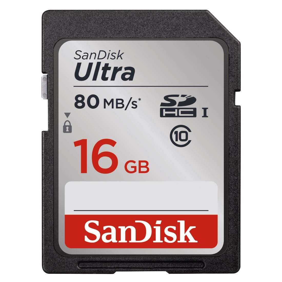 SanDisk Ultra Class 10 UHS-I 16GB SDHC ,Memory Card (80 MB/s)-Memory Cards-dealsplant