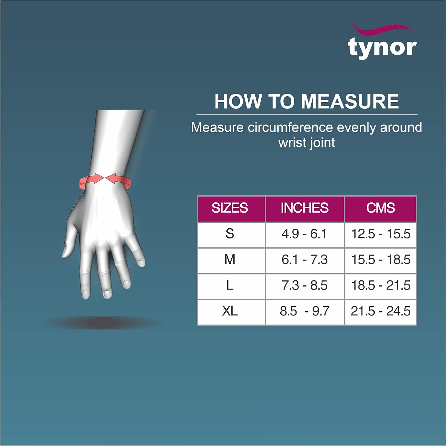 TYNOR Wrist Support Urbane E-17-Health & Personal Care-dealsplant