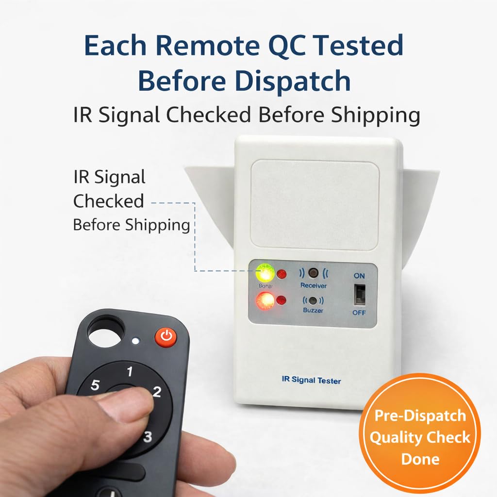 Atomberg original remote control for BLDC fans (compatible for old model and latest models)-fan remote-dealsplant