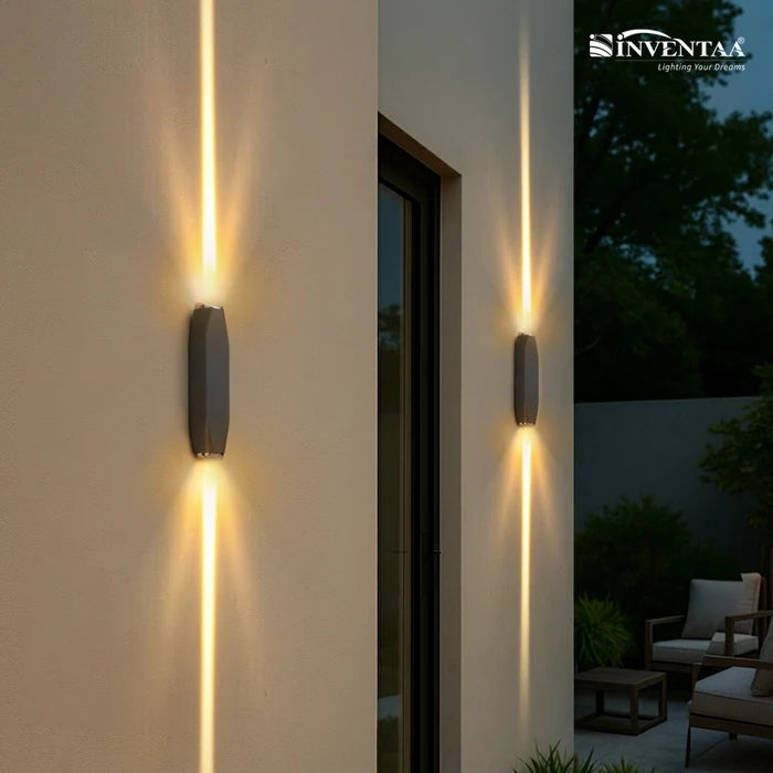 INVENTAA Lena LED Outdoor Wall Light – 6W IP65 Weatherproof-Outdoor Lighting-dealsplant