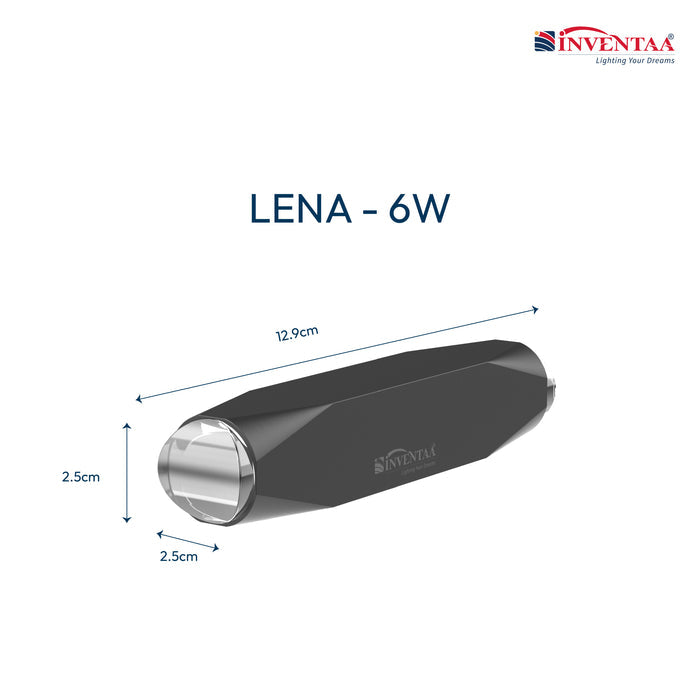INVENTAA Lena LED Outdoor Wall Light – 6W IP65 Weatherproof-Outdoor Lighting-dealsplant