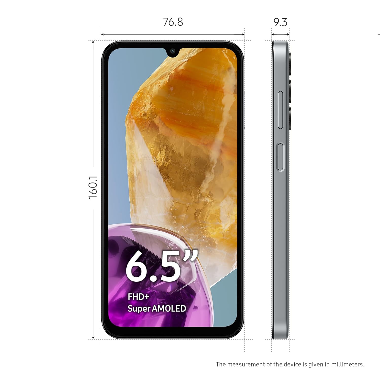 Samsung Galaxy M15 5G Stone Grey 6GB/128GB-Mobile Phones-dealsplant