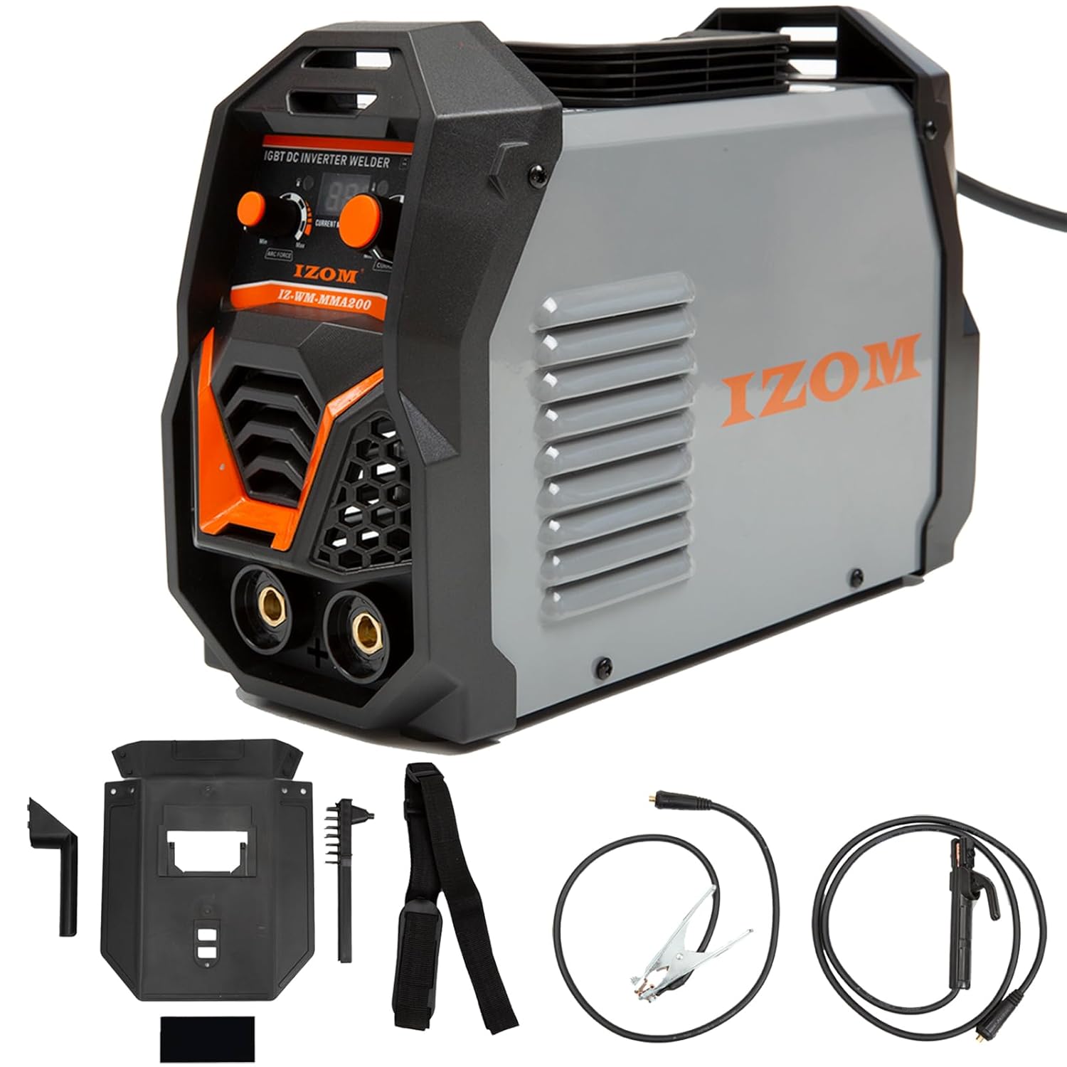 IZOM ARC Welding Machine 200A, 4xIGBT Single Phase, Arc Force Control, Hot Start and Anti stick Function Inverter Welding Machine-Welding Machine-dealsplant