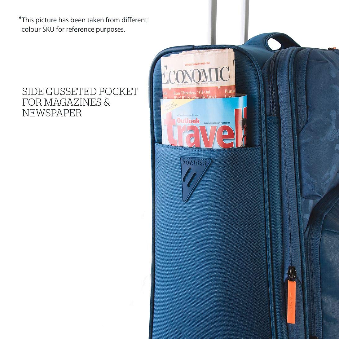 Wildcraft Rigel Poseidon Soft Travel Suitcase (12211)-Large (WxDxH : 50x34x79.5 CM)-softy bags-dealsplant