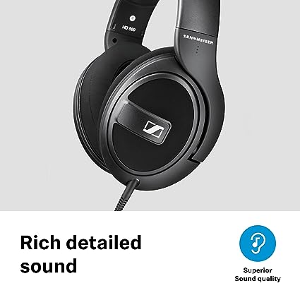 Sennheiser HD 569 Wired, Over The Ear Audiophile Headphones-Audiophile Headphones-dealsplant