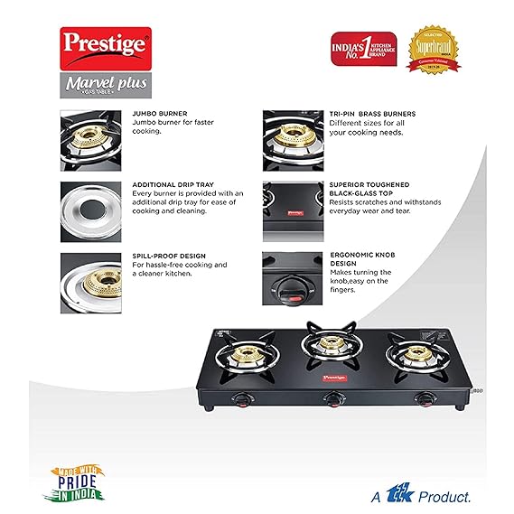 Prestige Marvel Plus GTM 03 3B Gas Stove Manual 40189-dealsplant