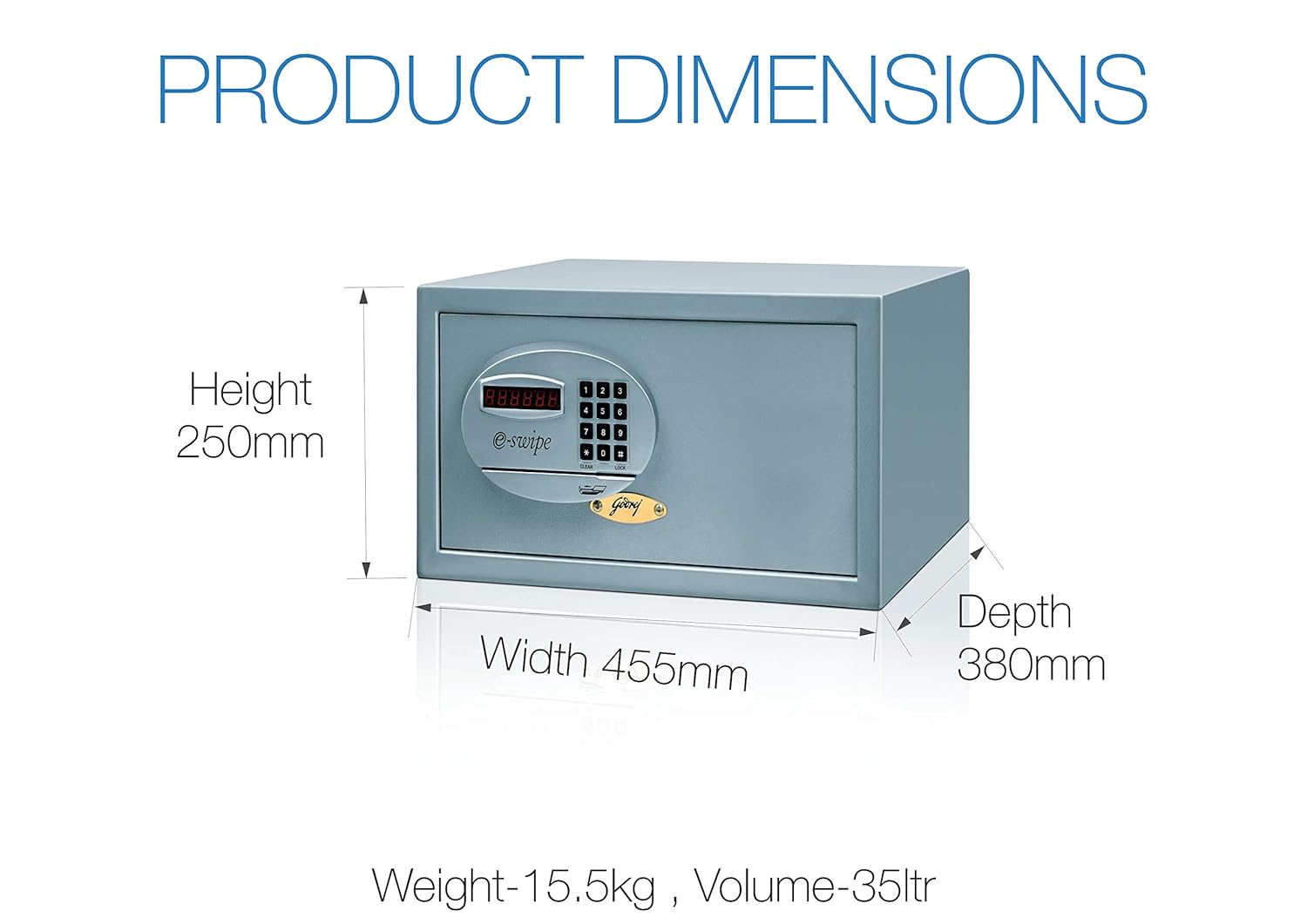 Godrej E-Swipe Home Locker-Safe Locker-dealsplant