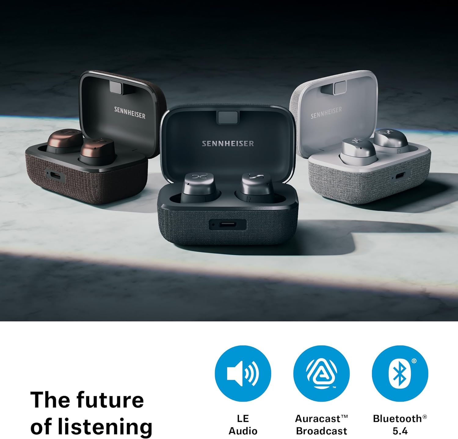 Sennheiser MOMENTUM True Wireless 4 Smart Earbuds with Bluetooth 5.4-Wireless Earbuds-dealsplant