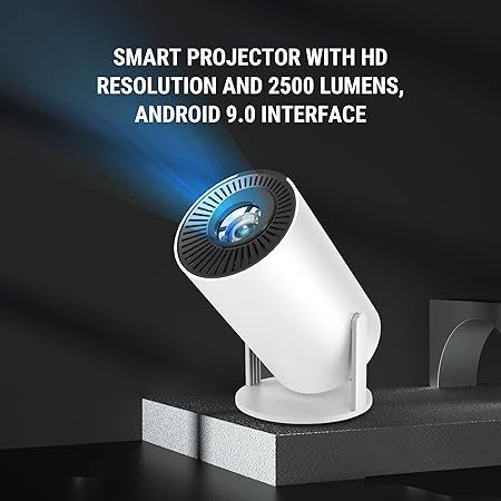 Ant Esports View 521 Smart LED Projector - White-VIDEOGAME-dealsplant