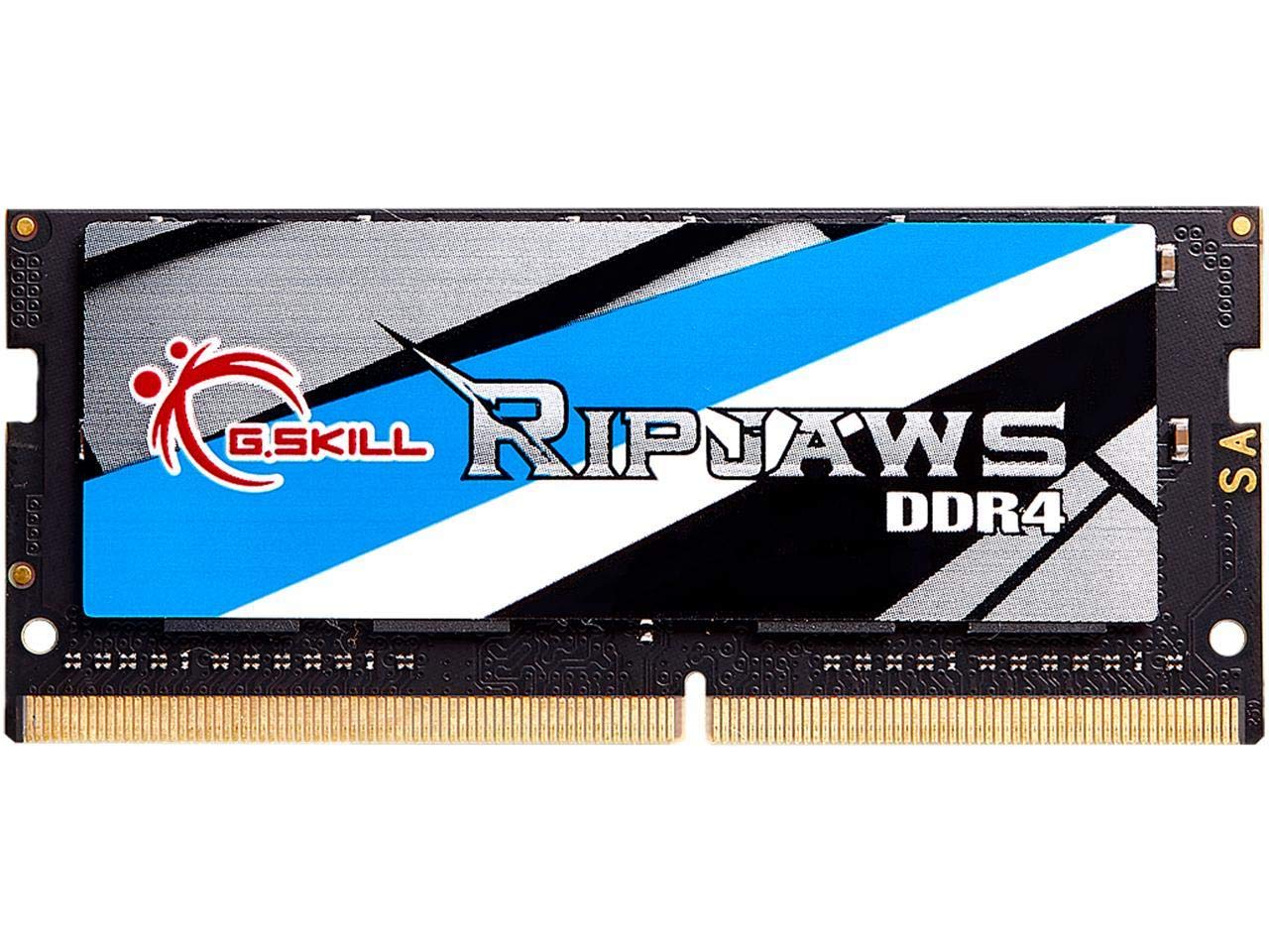 G.Skill Ripjaws 32GB (32GBx1) DDR4 3200MHz Single Channel Memory Model F4-3200C22S-32GRS, Black-Computer Desktop RAM-dealsplant