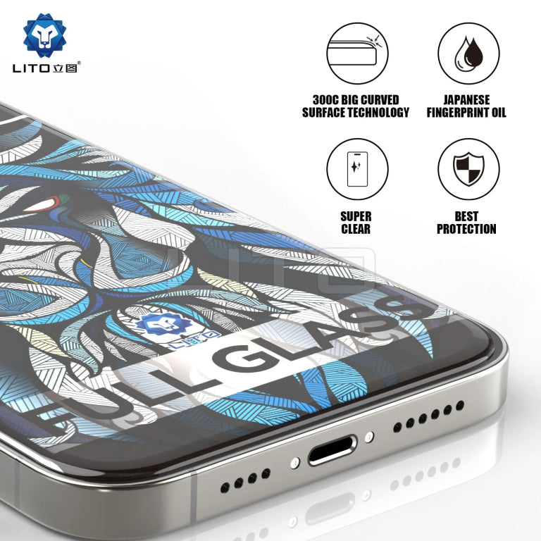 Deals plant 300C LARGE ARC EDGE CLEAR iPhone- 13 series-Screen Protector-dealsplant