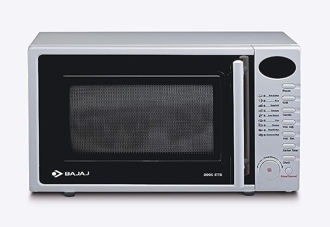 Bajaj 20 Litres Grill Microwave Oven with Jog Dial (2005 ETB, White)-dinning-dealsplant