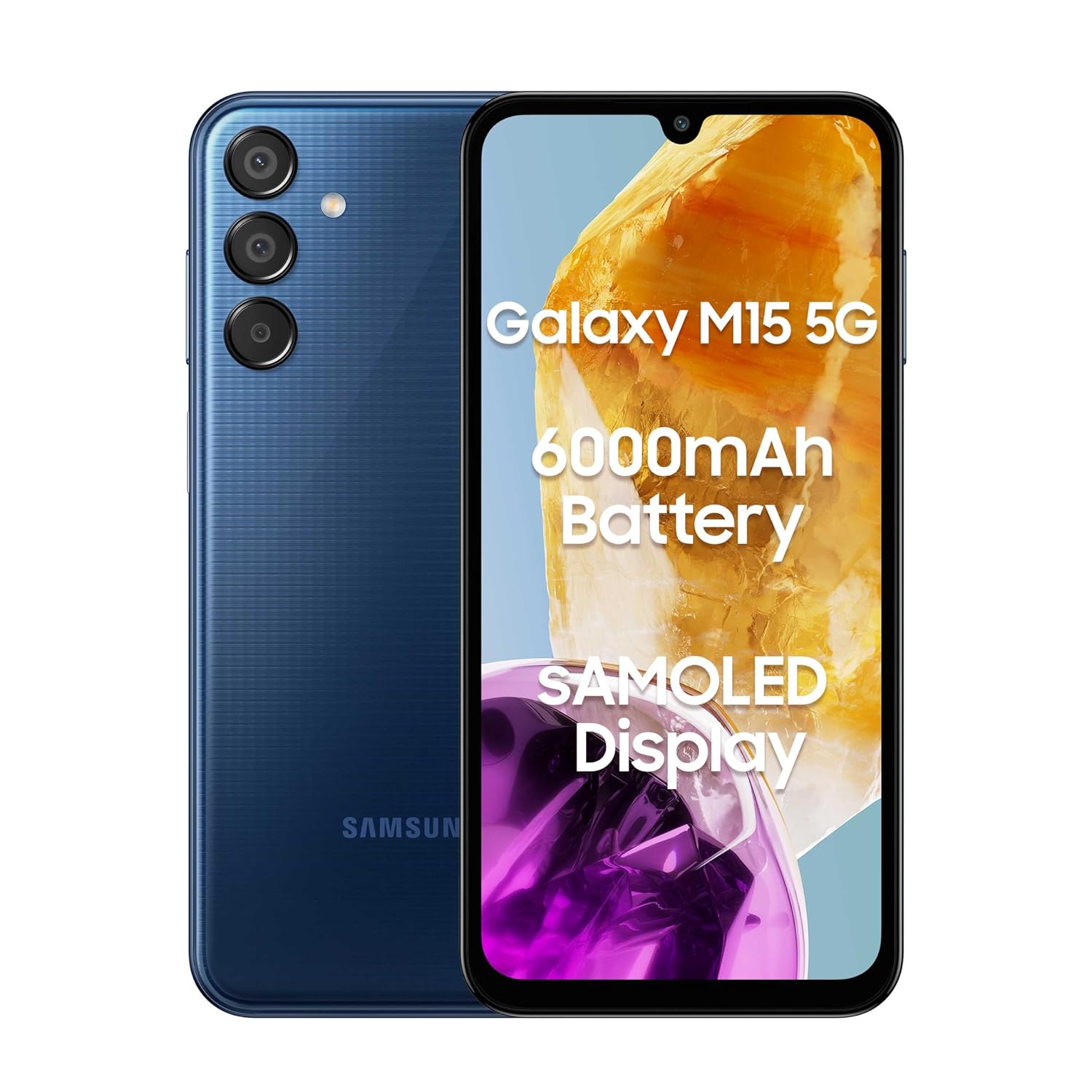 Samsung Galaxy M15 5G Blue Topaz 6GB/128GB-Mobile Phones-dealsplant