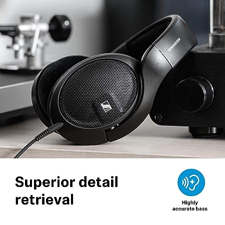 Sennheiser HD 560 S Over-Ear Wired Audiophile Headphones with Mic-Audiophile Headphones-dealsplant