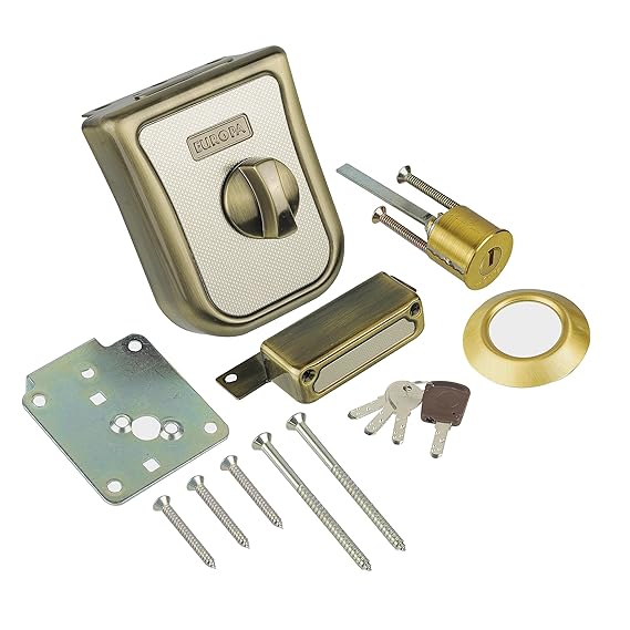 Europa N311 Nexen Next - Gen Night Latch (Antique Brass /Satin Nickel)-Door lock-dealsplant