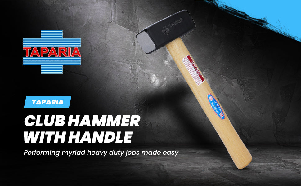 Taparia GH 1000 1.2 kg Club Hammer-Ball Pein Hammer-dealsplant