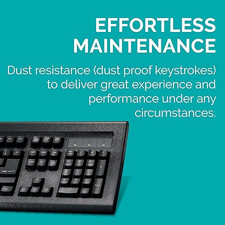 TVS ELECTRONICS Gold Prime Mechanical Wired Keyboard Dustproof Key Switches Guaranteed 50 million keystrokes 1.5 Meter USB Cable, USB Gold Keyboard (Black)-Electronics Tools-dealsplant