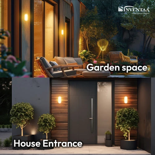 INVENTAA Ora Bulkhead LED Light for Gardens-Outdoor Lighting-dealsplant
