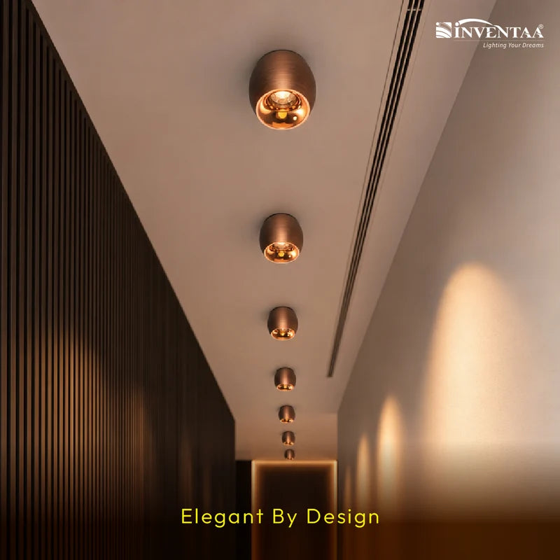 INVENTAA Oxana Aplo COB Surface Light – 7W | Cool Warm Neutral