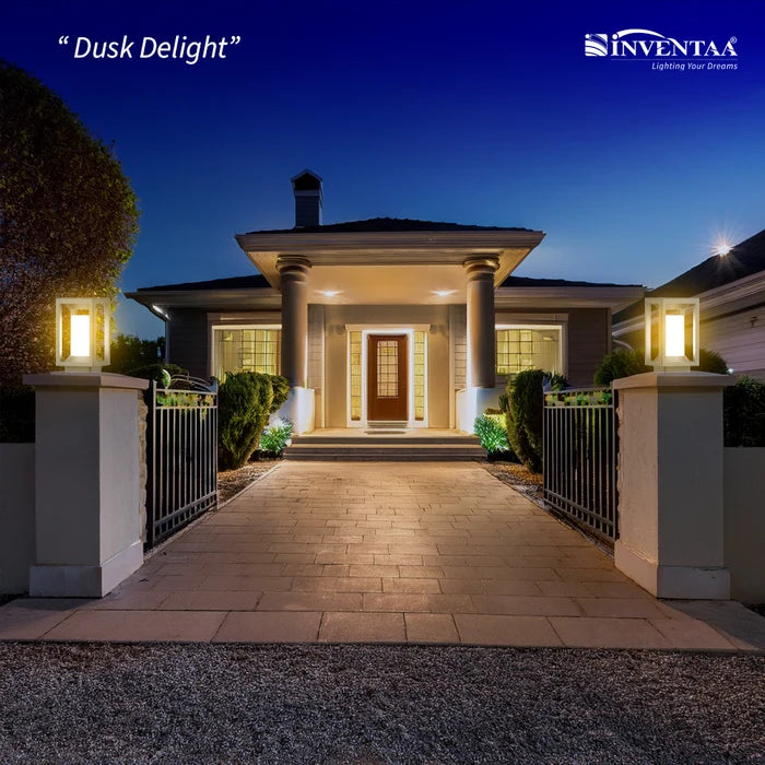 Inventaa Artoo 24W LED Gate Light — IP65 Weatherproof, UV-Resistant Outdoor Pillar Light