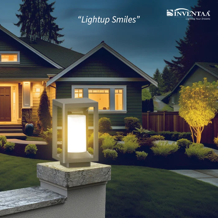 Inventaa Artoo 24W LED Gate Light — IP65 Weatherproof, UV-Resistant Outdoor Pillar Light