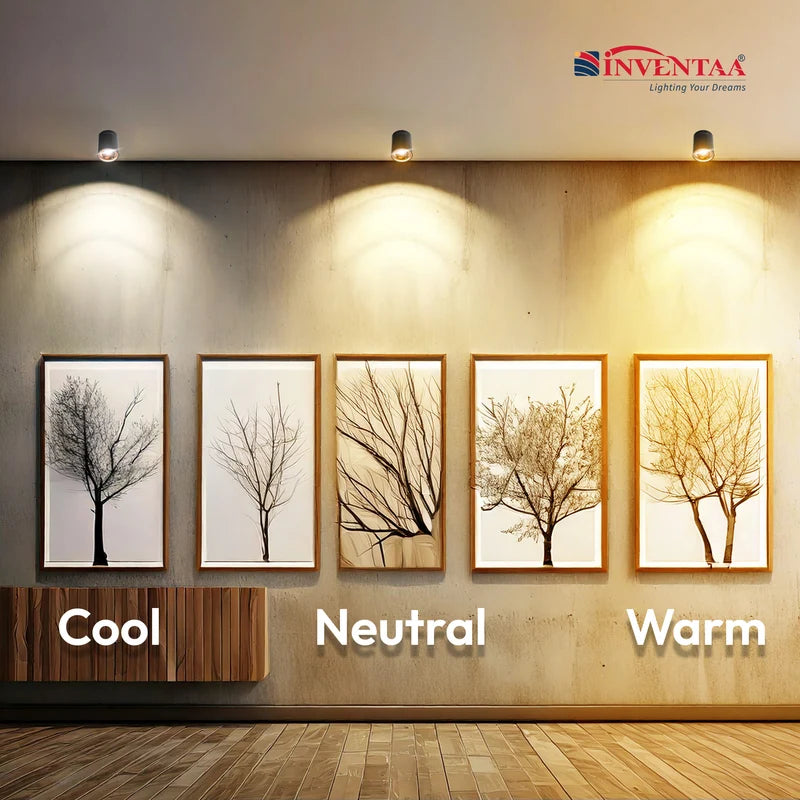 INVENTAA Curve COB Surface Light – 7W 12W 18W | Cool Warm