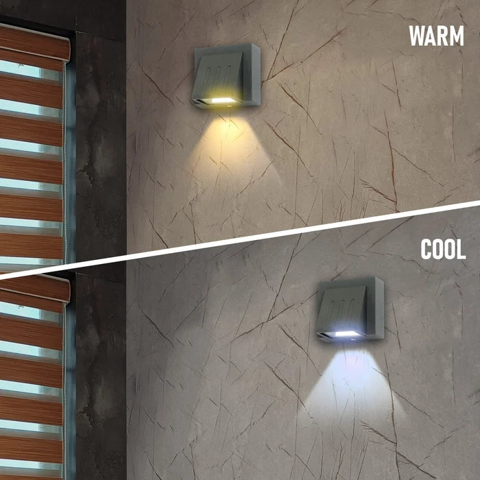 INVENTAA Reina LED Up Down Outdoor Wall Light – 1-Way & 2-Way, Cool & Warm White-Outdoor Lighting-dealsplant