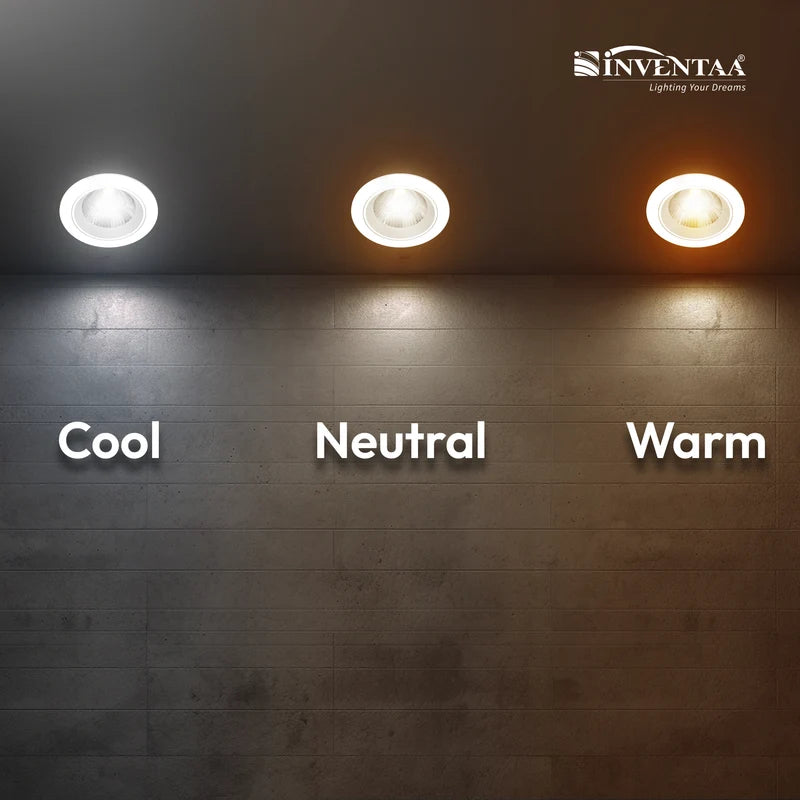 INVENTAA Oxana COB Downlight – 7W 12W 18W 30W | Cool Warm Neutral