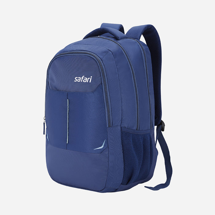 Safari Delta Plus 3 36L Blue Laptop Backpack with Raincover-Labtop Backpack-dealsplant