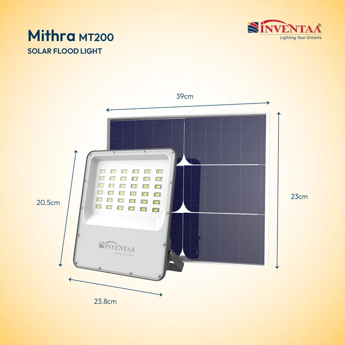 INVENTAA Mithra Solar Wall Light – Premium Outdoor Wall Mount Solar LED Light