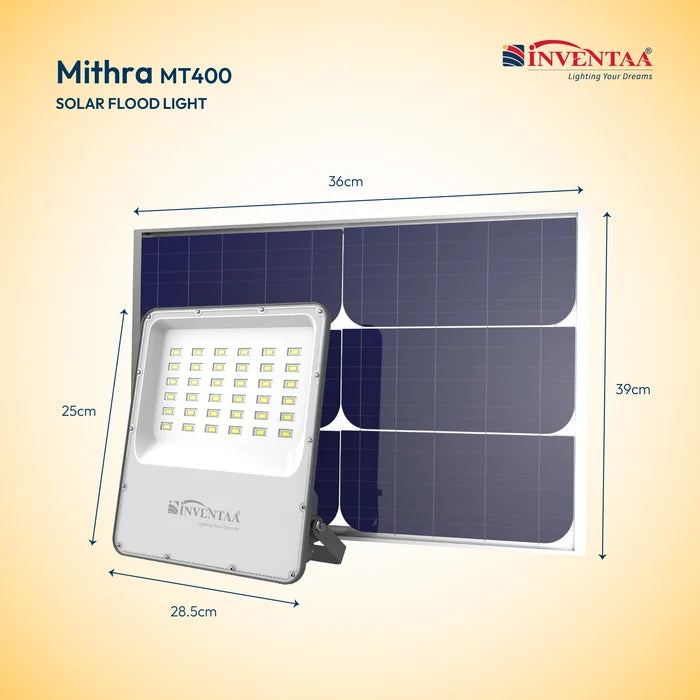 INVENTAA Mithra Solar Wall Light – Premium Outdoor Wall Mount Solar LED Light