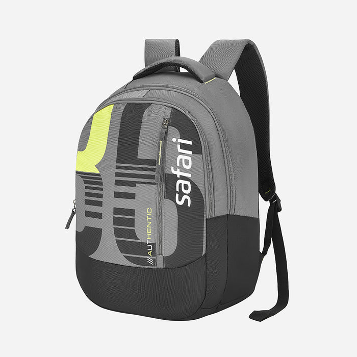 Safari Duo 32L Red Laptop Backpack with Easy Access Pockets Black