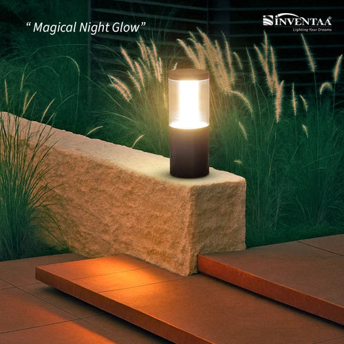 Inventaa Electra Stem 18W LED Gate Light — IP65 Weatherproof, Outdoor Garden