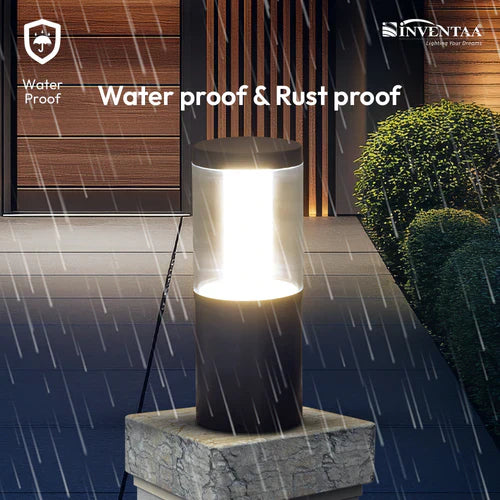 Inventaa Electra 18W Outdoor Gate Light — 3-in-1 LED (Cool, Warm & Neutral White)-Outdoor Lighting-dealsplant