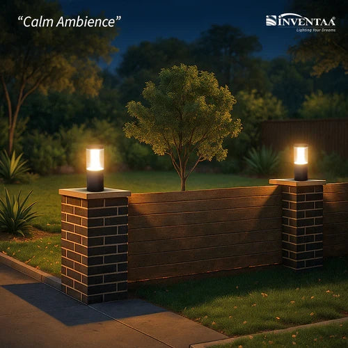 Inventaa Electra 18W Outdoor Gate Light — 3-in-1 LED (Cool, Warm & Neutral White)-Outdoor Lighting-dealsplant