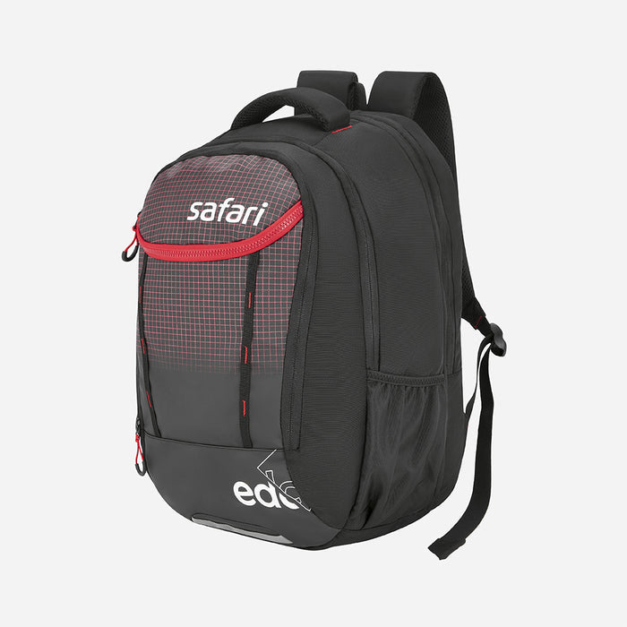 Safari Expand 2 48L Black Laptop Backpack with Expander, Organized Interiors and Raincover-dealsplant