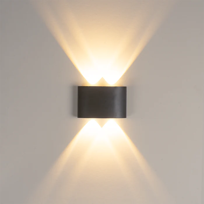 INVENTAA Ezme LED Wall Sconce Light – 2-Way & 4-Way, Cool & Warm White-Outdoor Lighting-dealsplant
