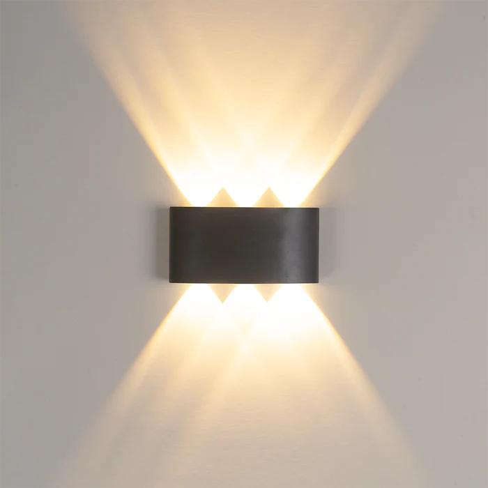 INVENTAA Ezme LED Wall Sconce Light – 2-Way & 4-Way, Cool & Warm White-Outdoor Lighting-dealsplant