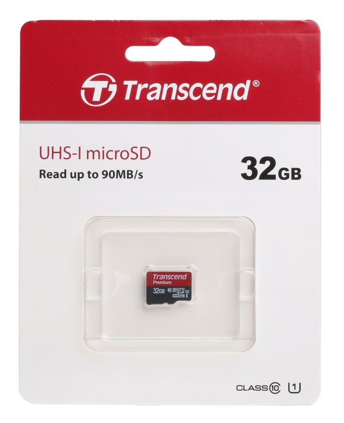 Transcend 300S 32GB microSDHC UHS-I U1 Memory Card 90MB/s-Memory Cards-dealsplant