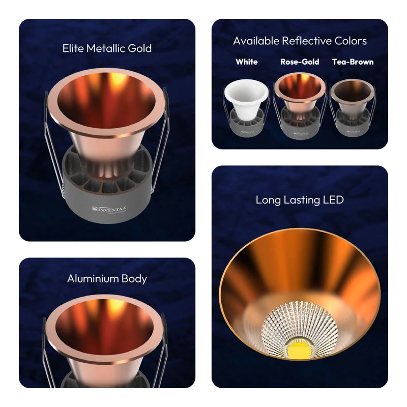 INVENTAA Teko COB Downlight – 7W 12W | Cool Warm Neutral