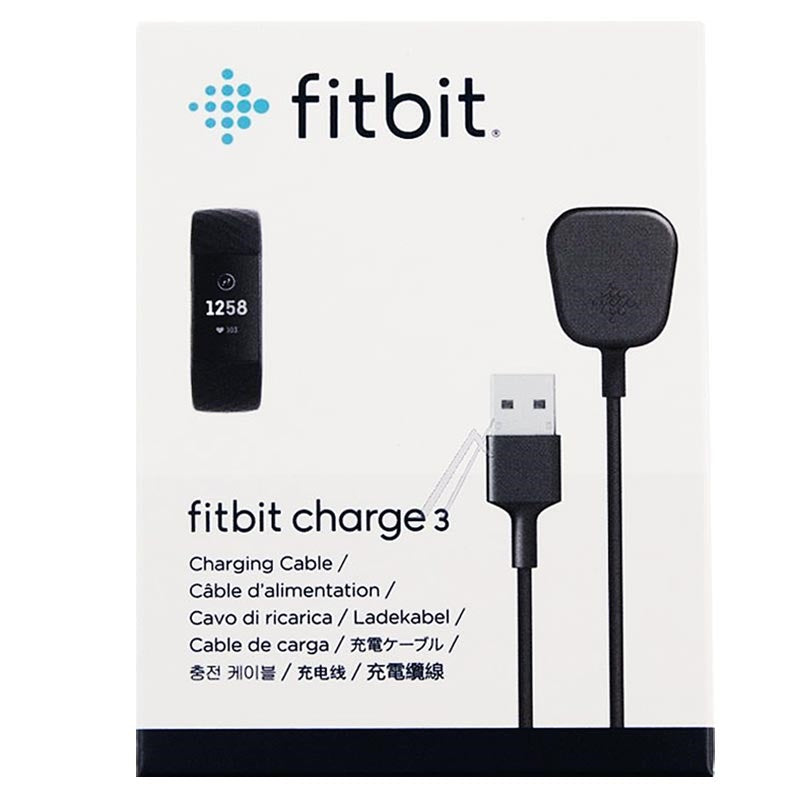 FITBIT CHARGE 3 CHARGING CABLE FB168RCC - 42CM - BLACK-Charging Cable-dealsplant