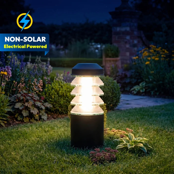 Inventaa Estela 12W LED Gate Light — Ice Cube Post Top, Square & Round, Outdoor Pillar Light with 1-Year Warranty