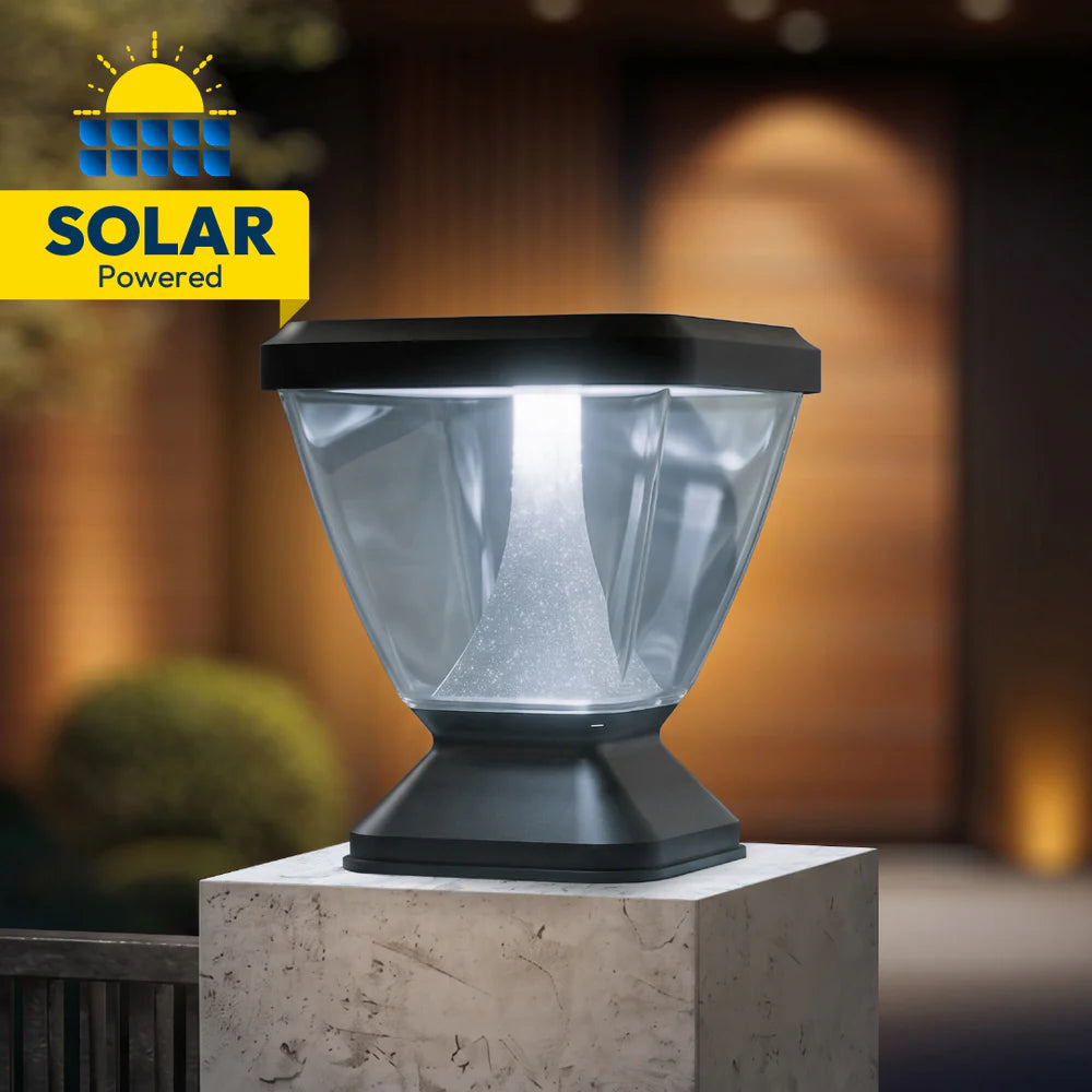 Inventaa Zenia 12W Outdoor Gate Pillar Light — 3-in-1 LED (Cool, Warm & Neutral White)-Outdoor Lighting-dealsplant