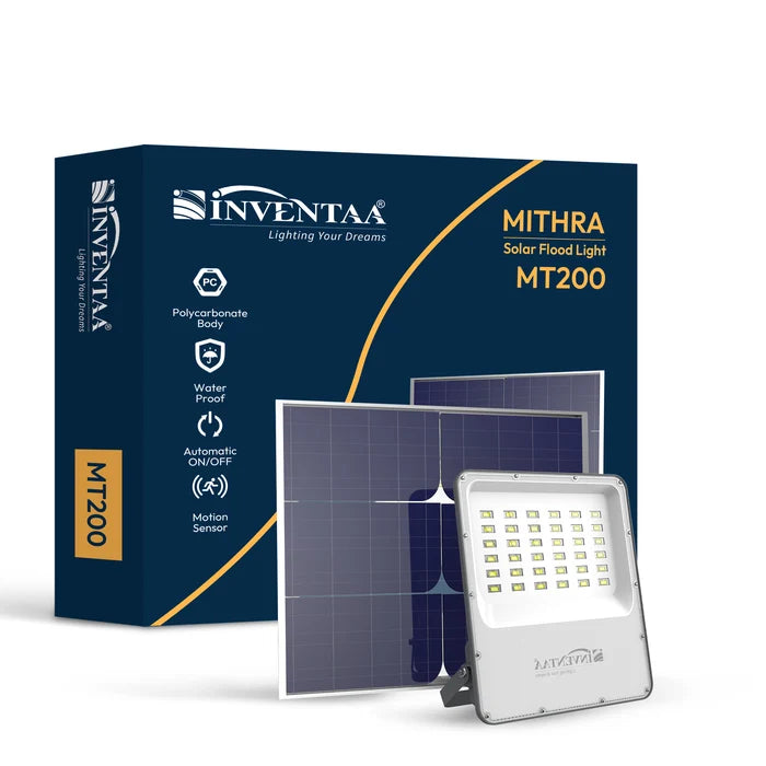 INVENTAA Mithra Solar Wall Light – Premium Outdoor Wall Mount Solar LED Light