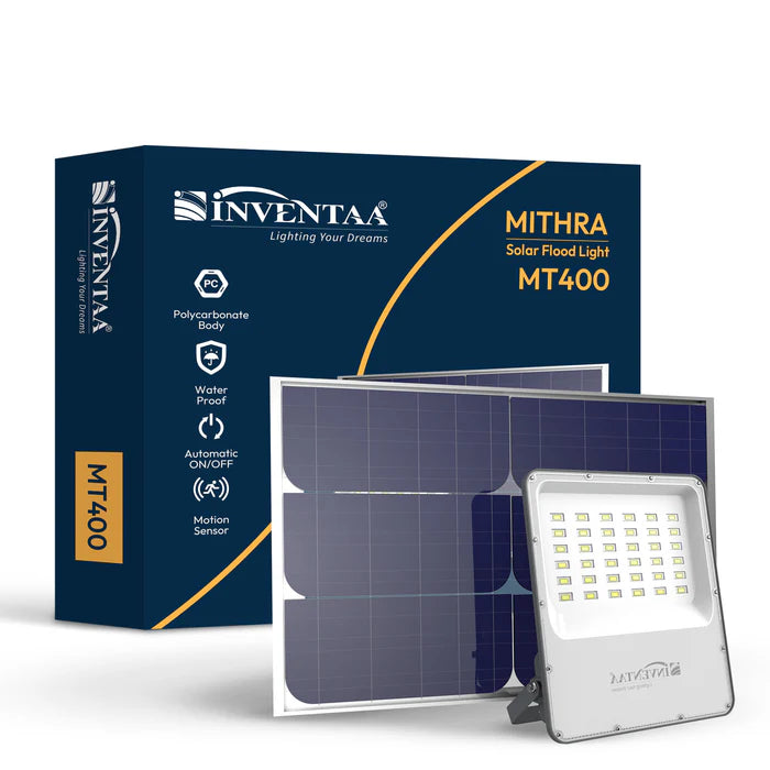 INVENTAA Mithra Solar Wall Light – Premium Outdoor Wall Mount Solar LED Light
