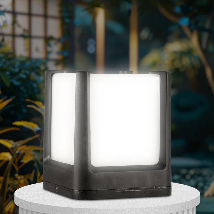 Inventaa Cuba 12W LED Gate Light — Modern Dome Design, Outdoor Pillar & Wall Light with 1-Year Warranty