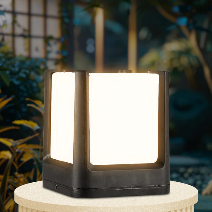 Inventaa Cuba 12W LED Gate Light — Modern Dome Design, Outdoor Pillar & Wall Light with 1-Year Warranty